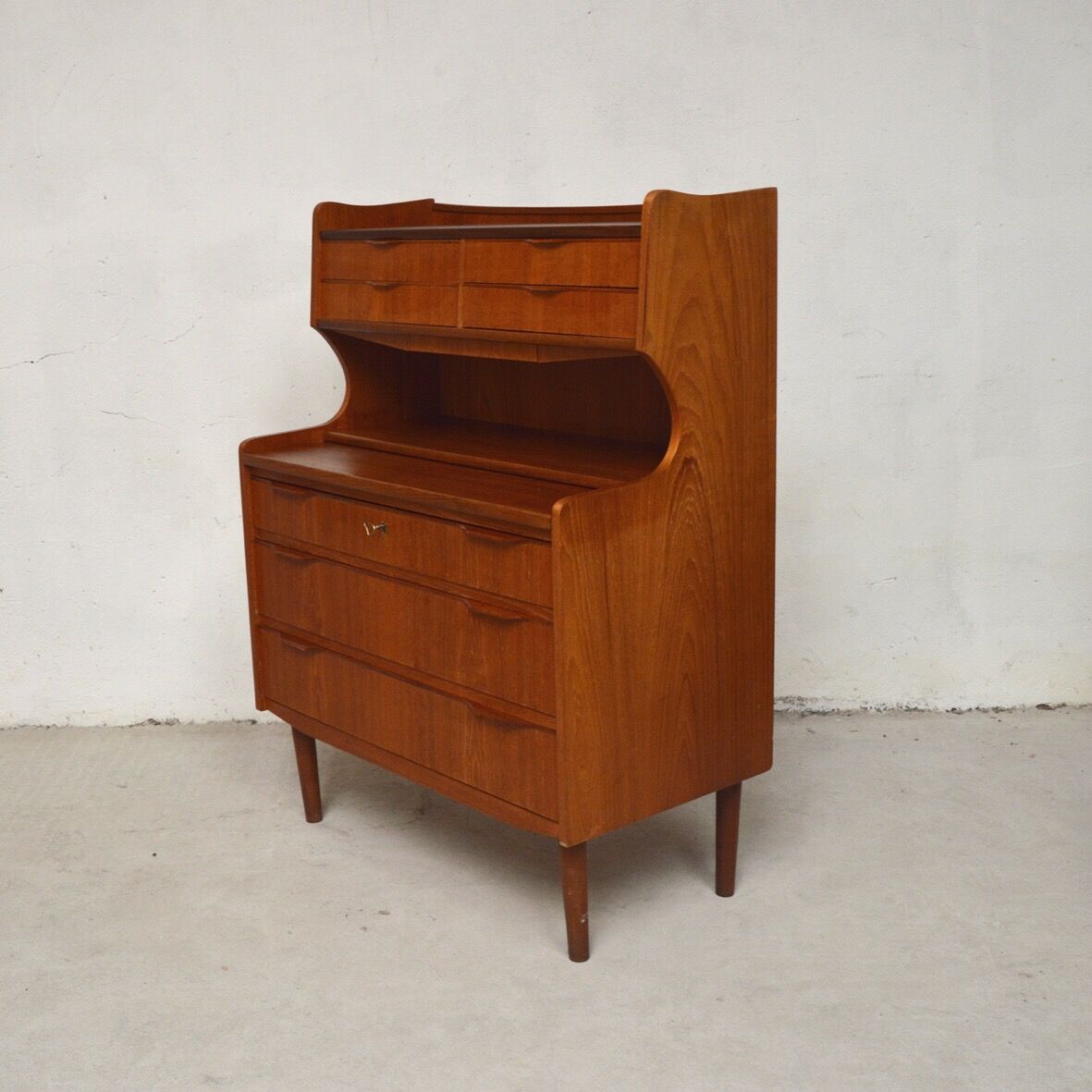 Scandinavian teak secretary