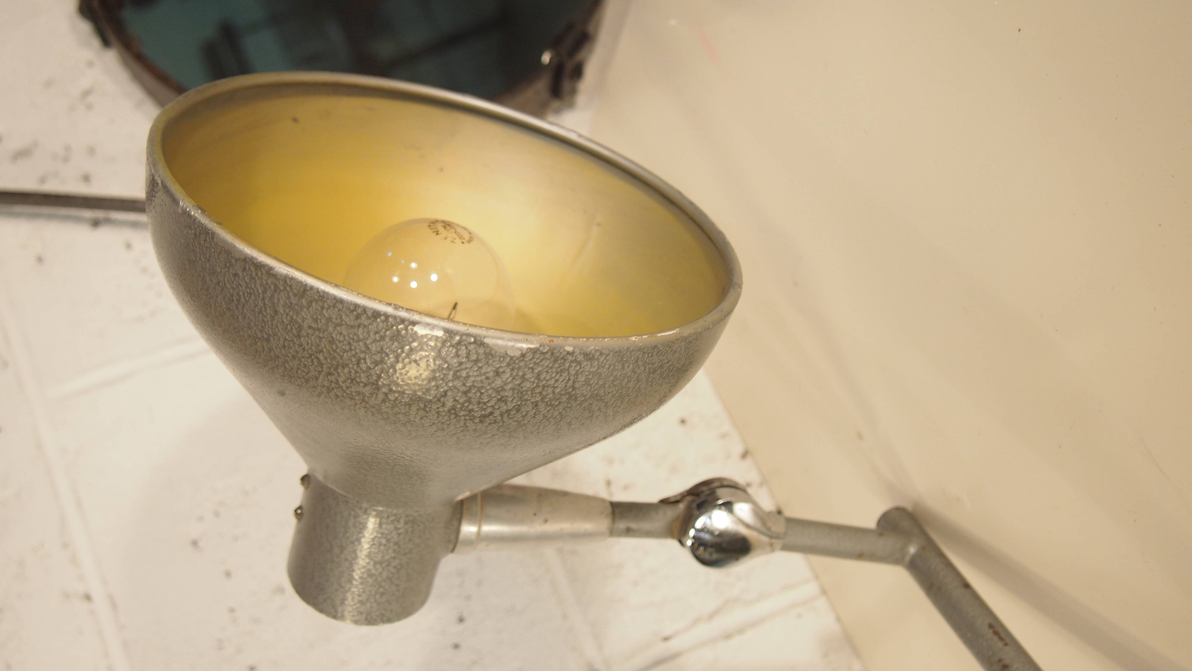 Jumo gs1 adjustable double workshop desk lamp - industrial modernist