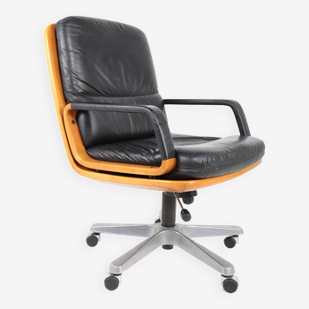 Leather office chair by Eugen Schmidt
