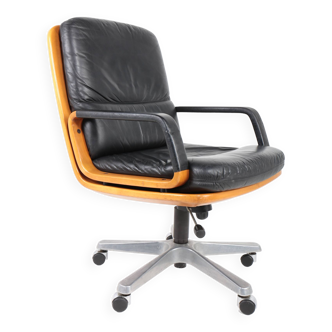 Leather office chair by Eugen Schmidt