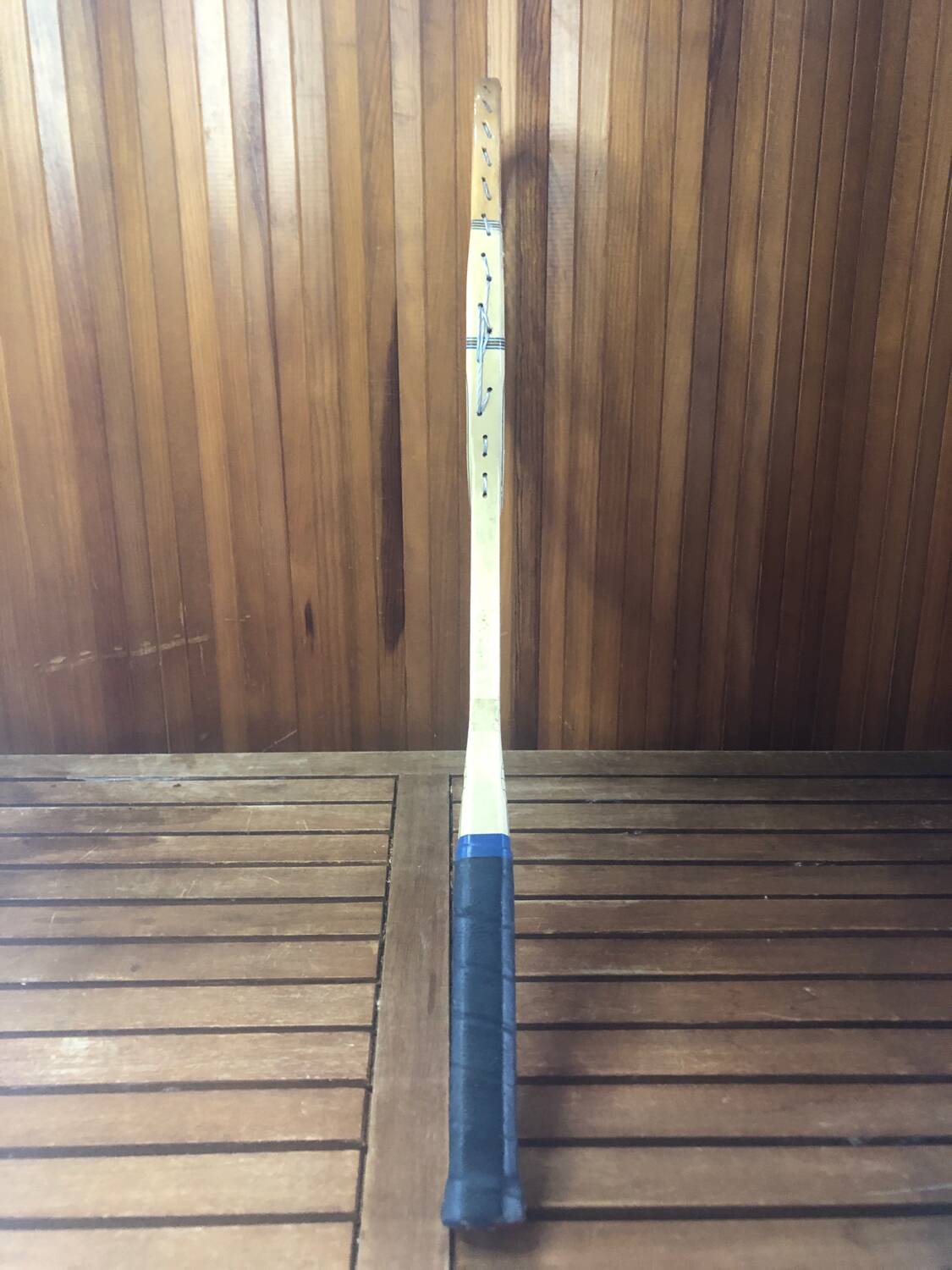 Old snauwaert expert tennis racket wood + zéphyr cross