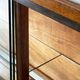 2 Showcases furniture of loom with drawers oak wood jewelry Art Deco 1930' compass feet