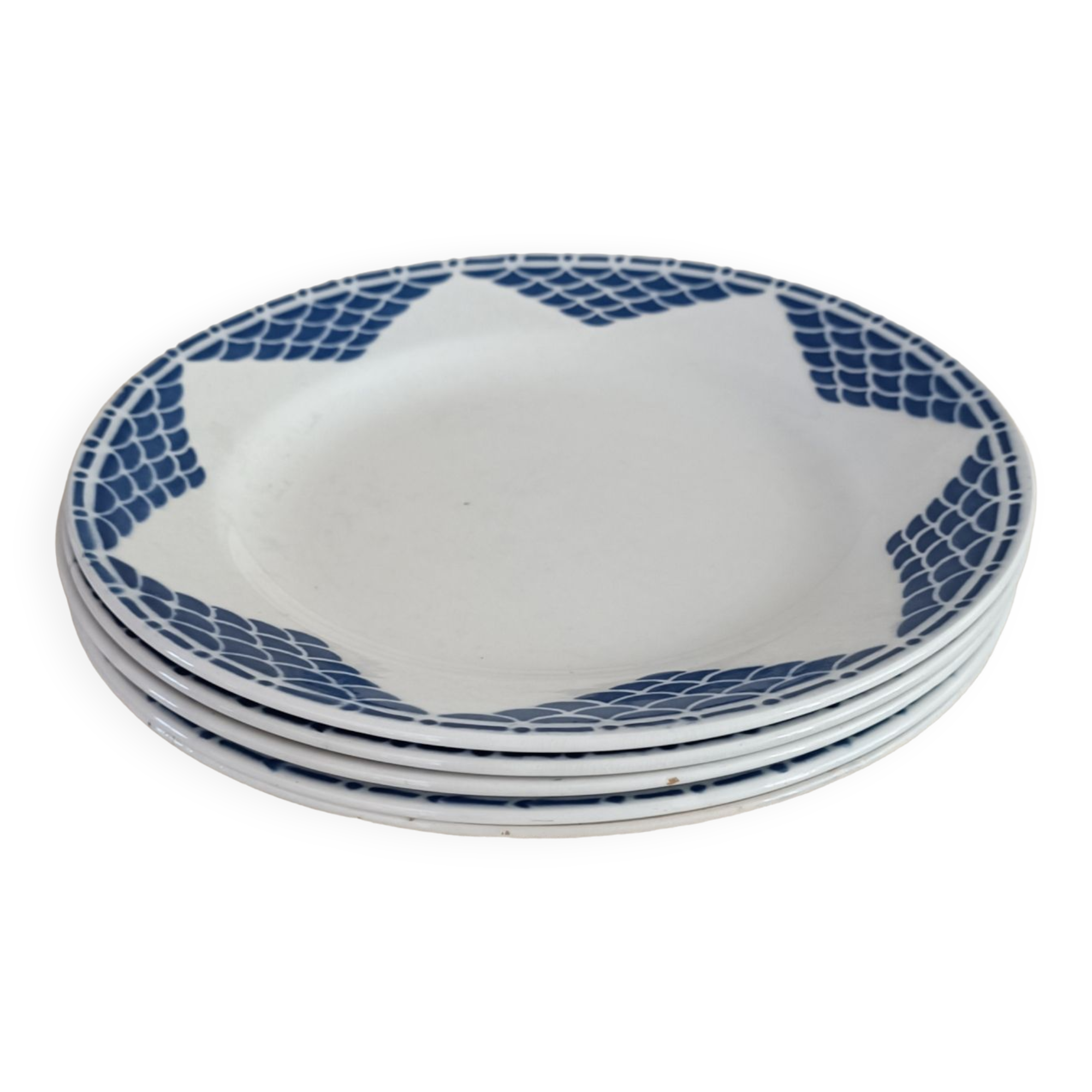 5 plates iron earth Saint-Amand Etoile