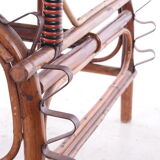 Vintage Rattan and bamboo Lounge chair, 1960s