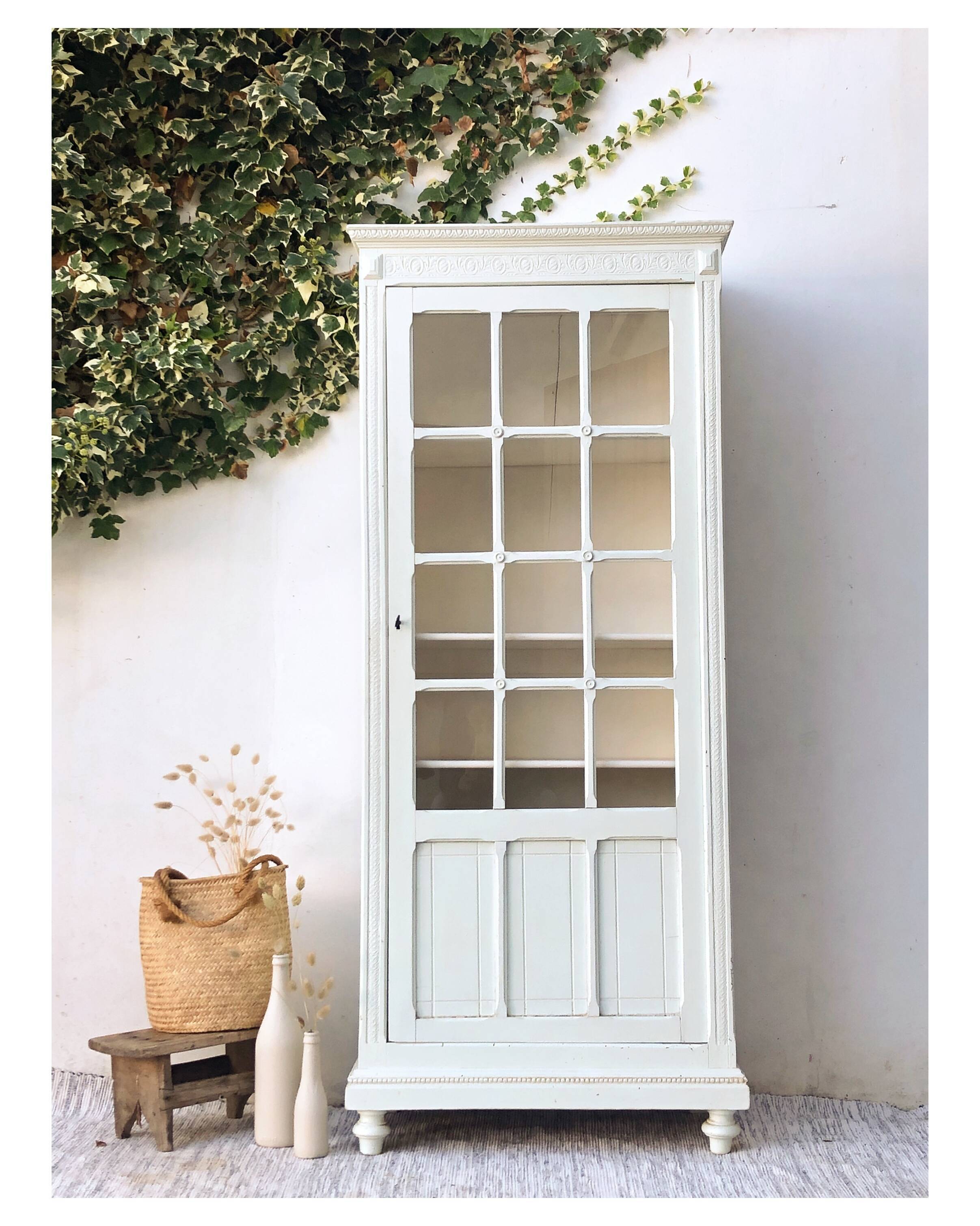 Glass-glazed Parisian wardrobe