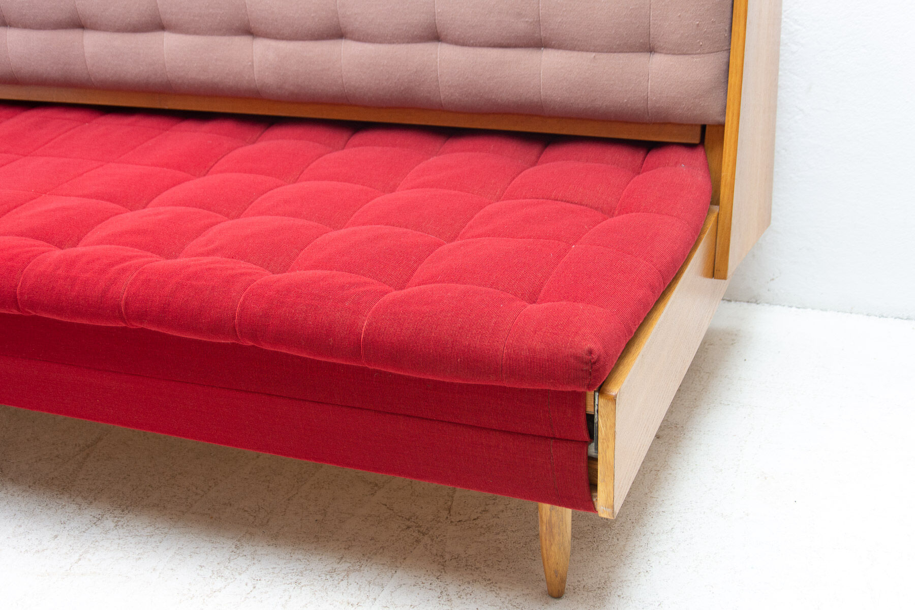 Mid century folding sofabed, 1960´s, Czechoslovakia