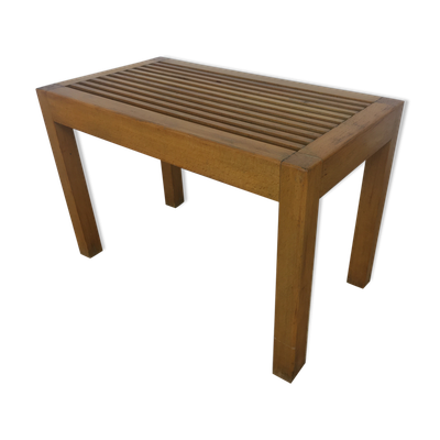 Banc à lattes moderniste, 1950, en bois