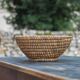 Vintage woven basket, woven basket, bread basket, banneton