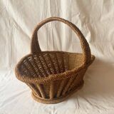Panier en corde vintage