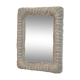 Mirror rattan 31x41cm