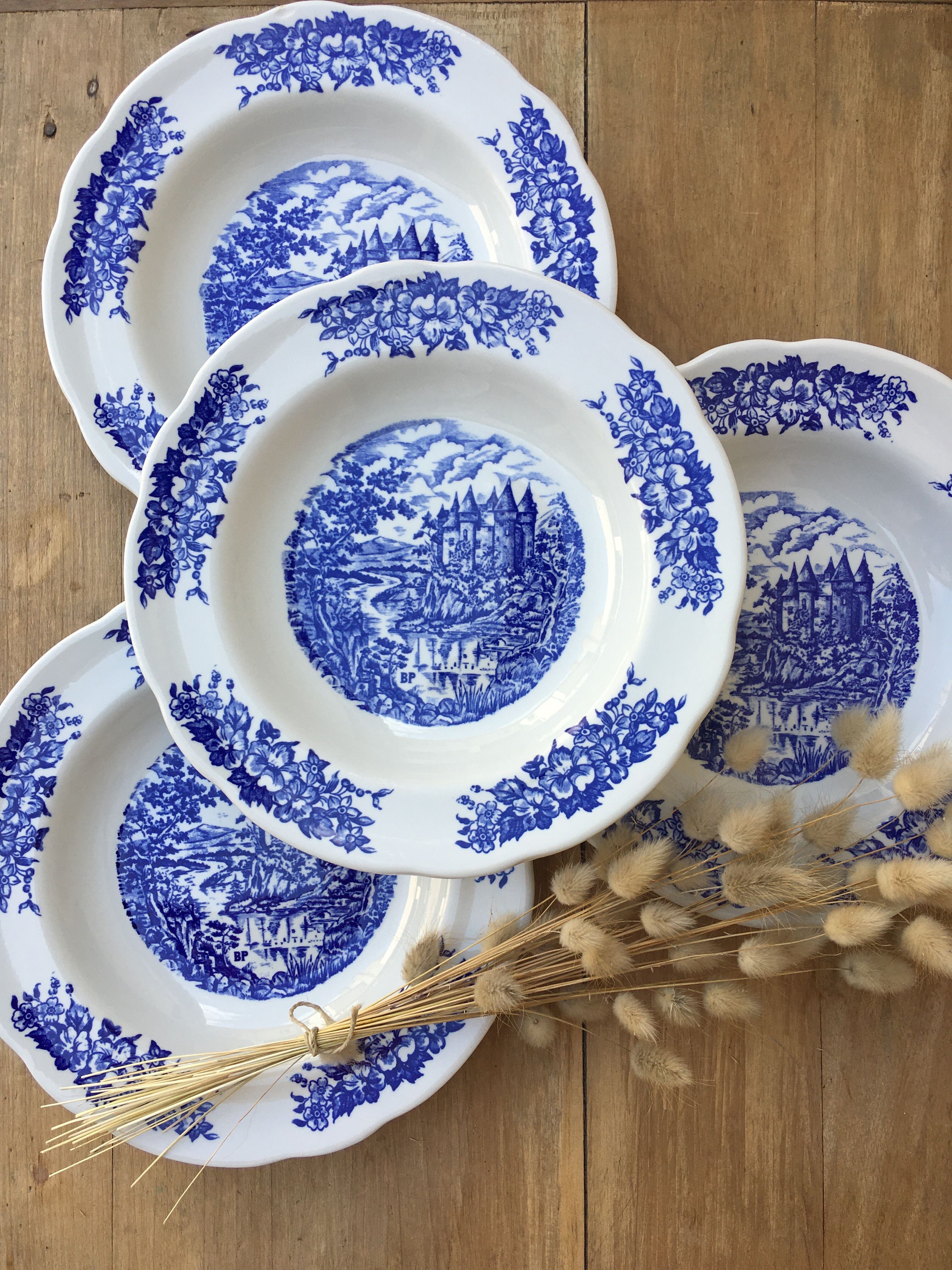 English hollow plates