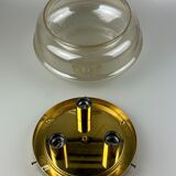 60s 70s Limburg Glashütte ceiling lamp glass space age design