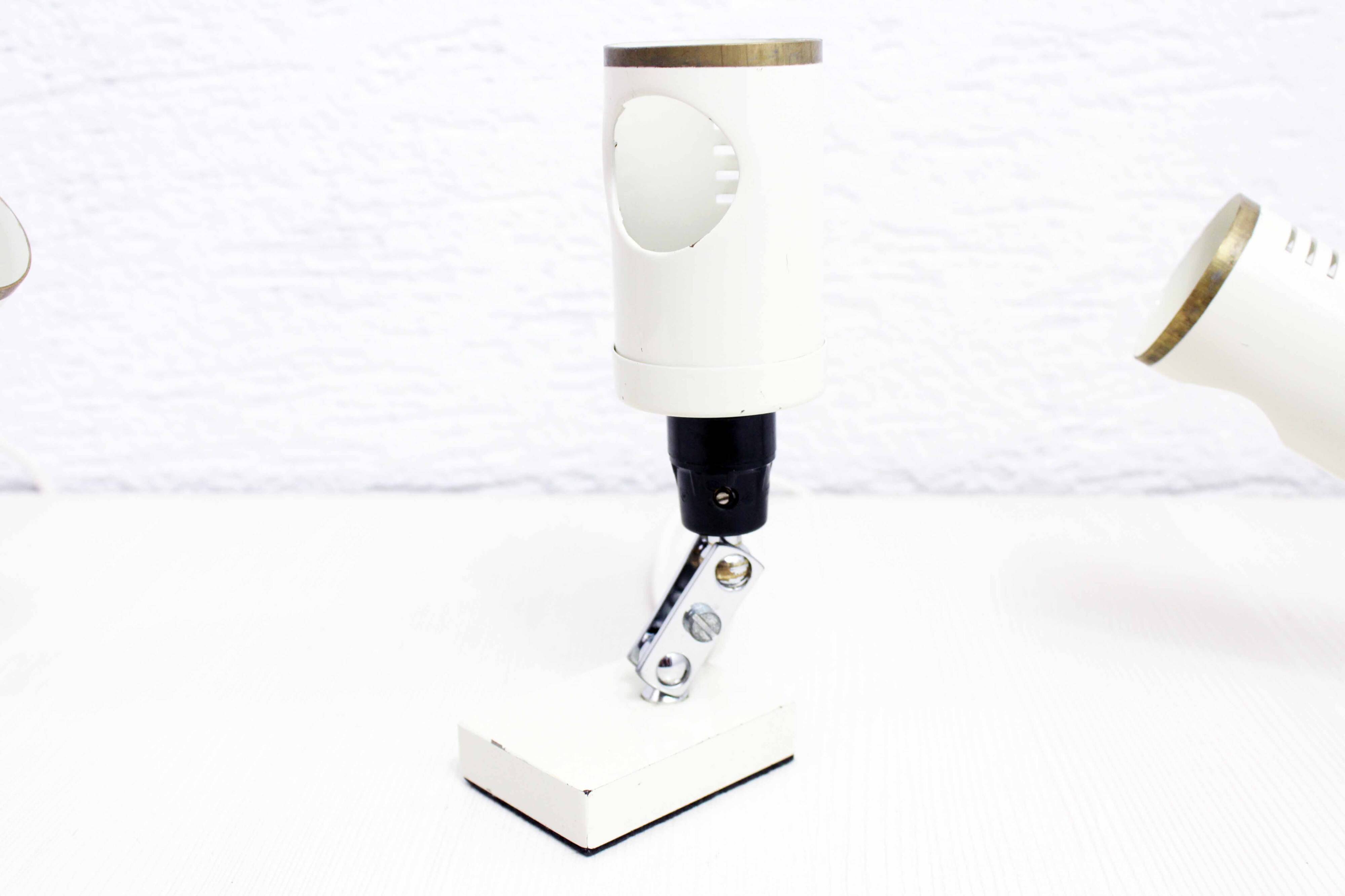 Pair of workshop lamps
