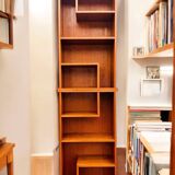 Two vintage asymmetrical storage units