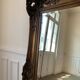 Old beveled mirror 123x142cm
