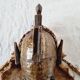African mask from Mali of the N'Tomo tribe of Marka covered in engraved brass.