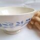 Blue and white vintage bowl