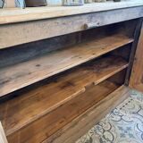 Buffet patine marron