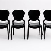 Set of 4 “Queen” designer chairs by Claudio Dondoli & Marco Pocci – Italy