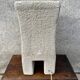 Anthropomorphic stone table lamp brutalised by Albert Tormos.