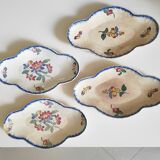 4 old Longwy raviers