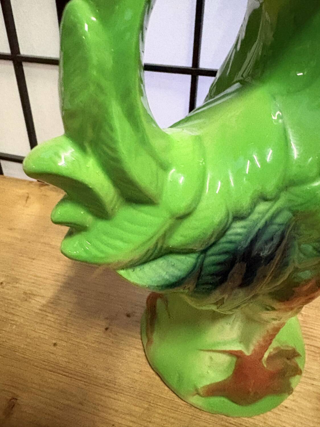 Large enamelled ceramic pitcher – signed B. Gaillard