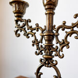 Chandelier en laiton à 3 branches