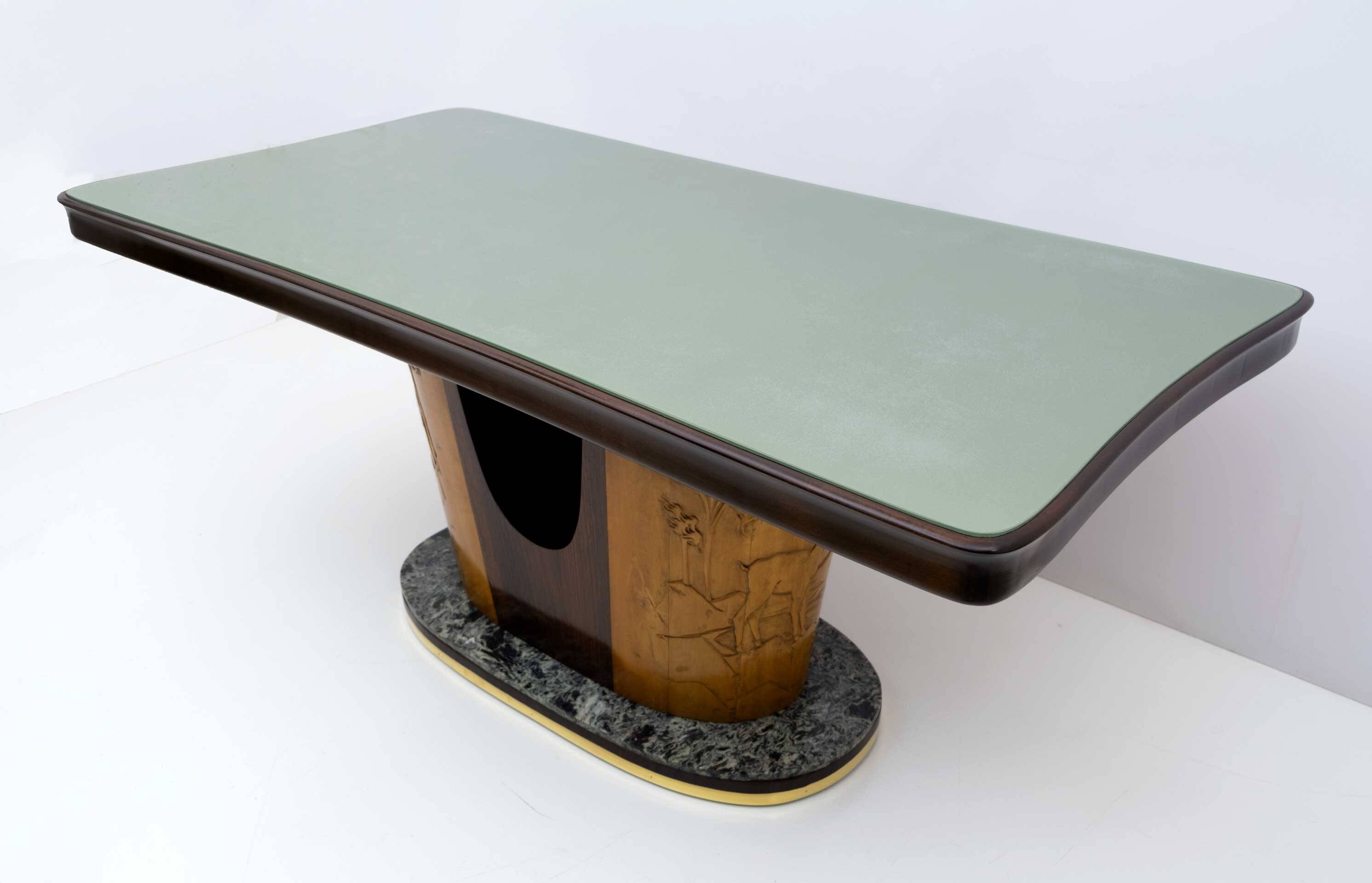 Vittorio Dassi Iconic Design Mid-Century Modern Italian Dining Table, 1950s
