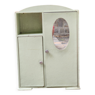 Doll wardrobe or vintage bathroom furniture