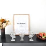 10 crystal champagne cups