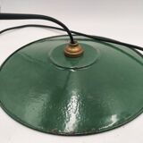 Set of 3 enameled sheet metal pendants