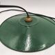 Set of 3 enameled sheet metal pendants