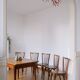 Lot de 5 chaises bistrot baumann vintage
