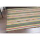 Vintage Turkish Oushak Handmade Wool Cotton Green Kilim Area Rug 160x190