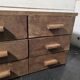 Antique workshop furniture with 6 drawers