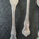 Set of 6 solid silver forks, Hénin goldsmith et cie, Minerve punch