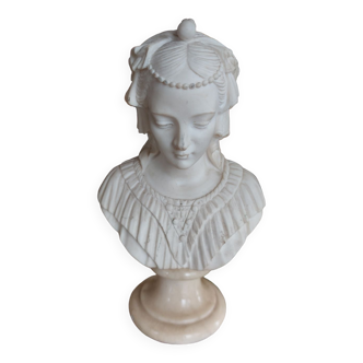 Signed alabaster statuette