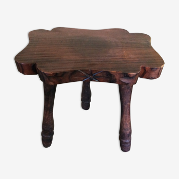 Tabouret en bois