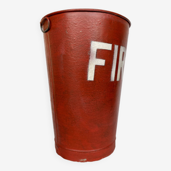 Galvanized zinc firefighter bucket