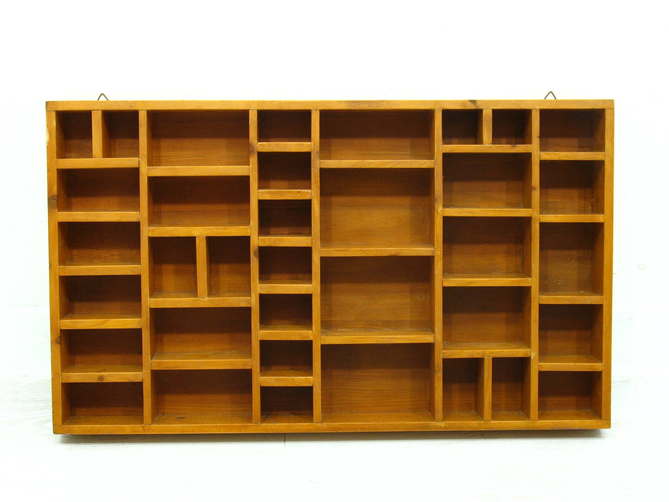 Shelf for figurines vintage display from the 70s