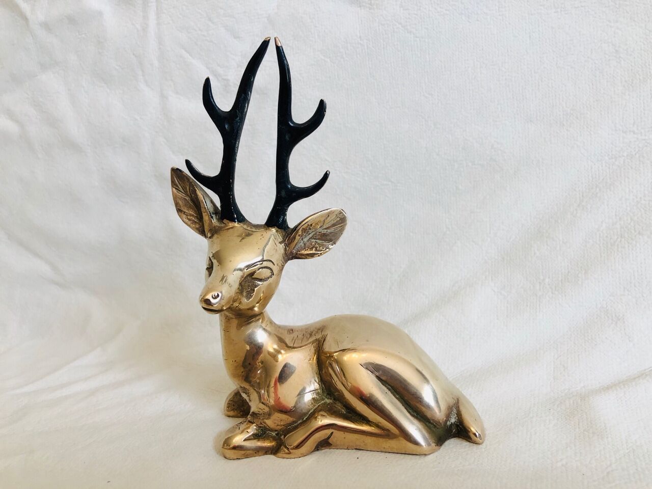Massive brass deer