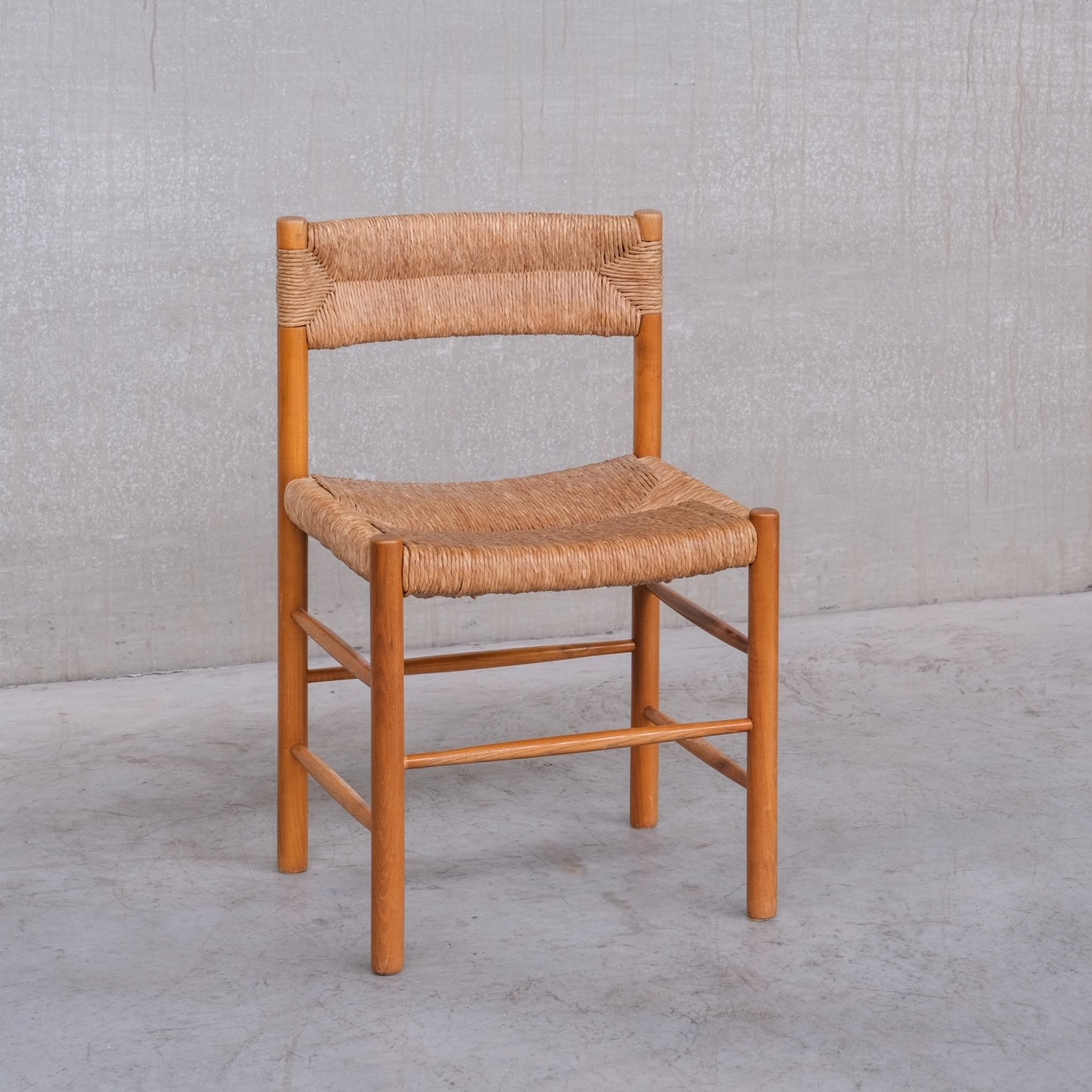 'Dordogne' Mid-Century Rush Dining Chairs