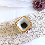 Amphora-shaped earthenware vase with floral slip BASSANO Italy