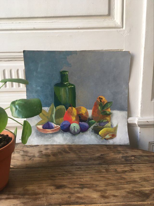 Ancient painting on paper