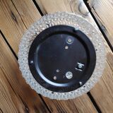 Round glass ceiling light