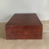 1960s cutlery box with Croco-style coating