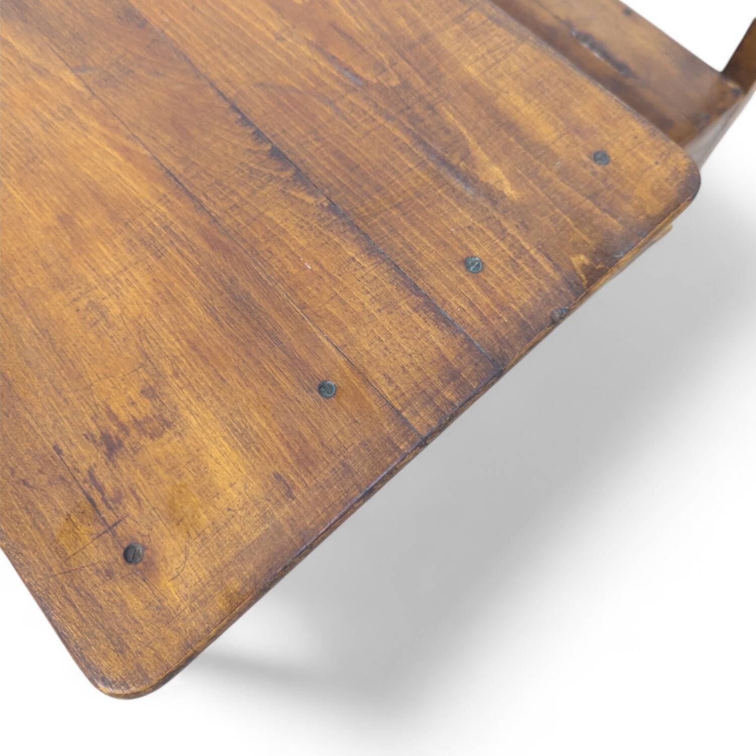 Bauhaus wooden kids folding school desk, 1920s