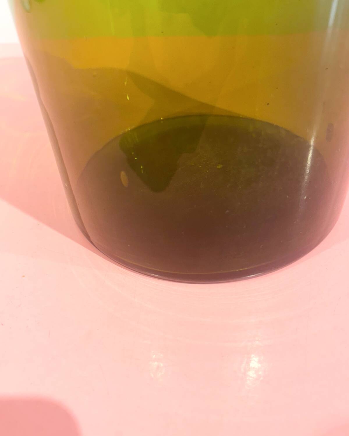 Holmegaard olive glass vase