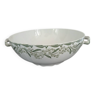 Saint-Amand soup tureen with mimosa decor