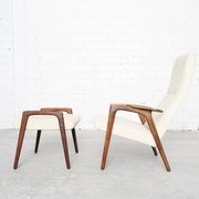 Yungve Ekström 'Ruster' Lounge Chair & Ottoman for Pastoe